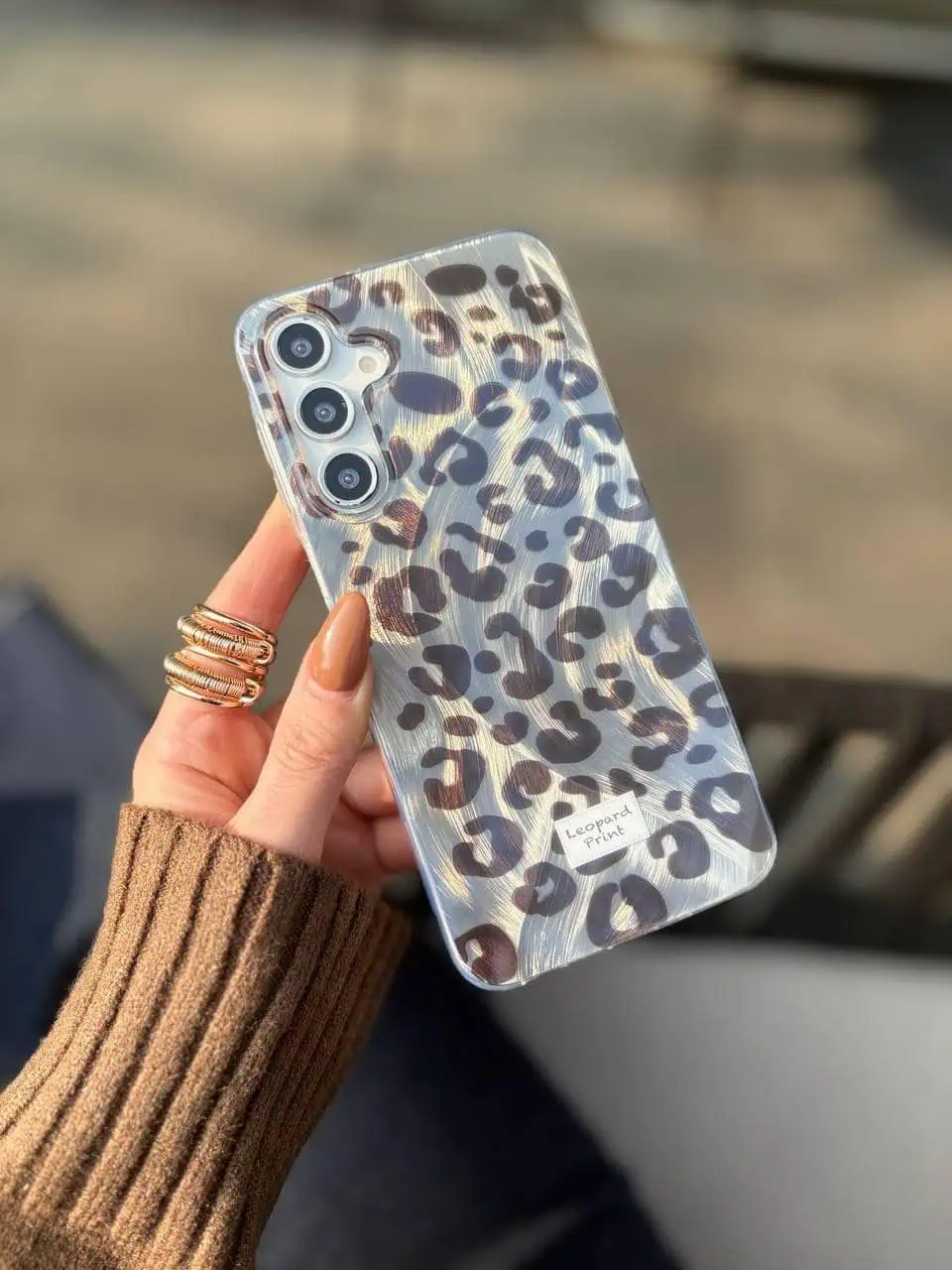 قاب گوشی براش پلنگی گری  شیائومی