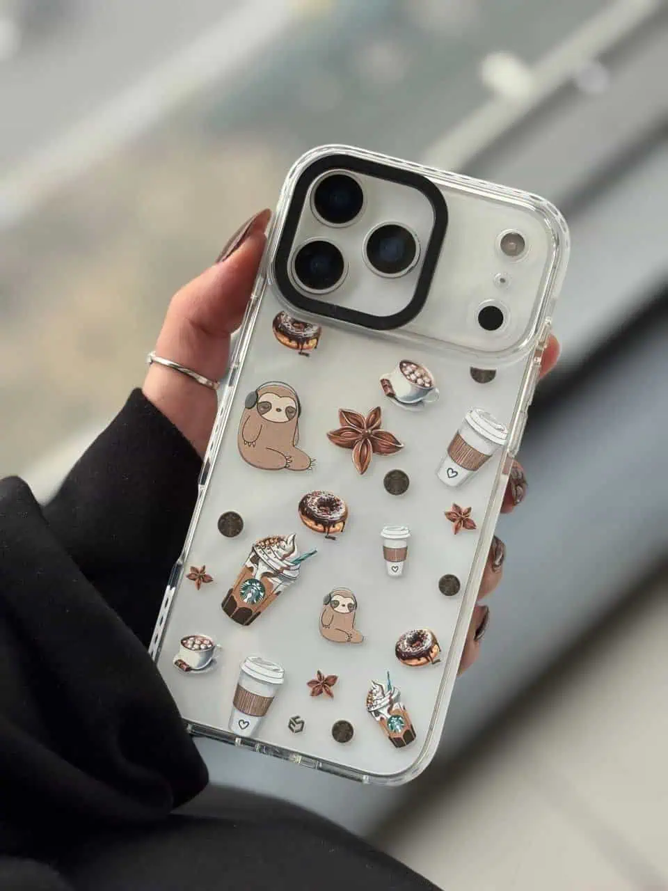 قاب گوشی  Sloths Starbucks آیفون