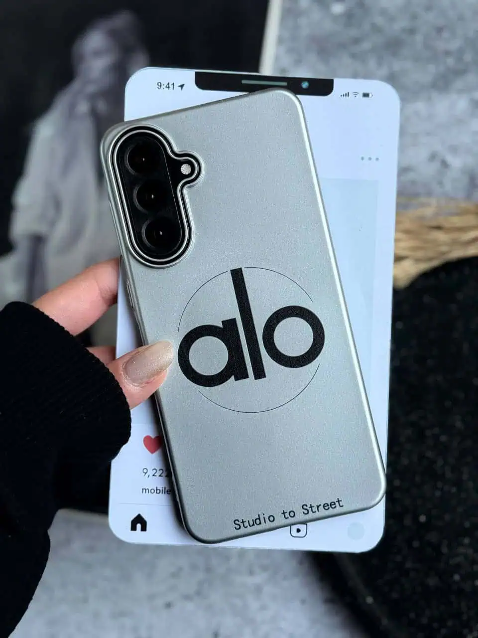 قاب گوشی Silver alo سامسونگ