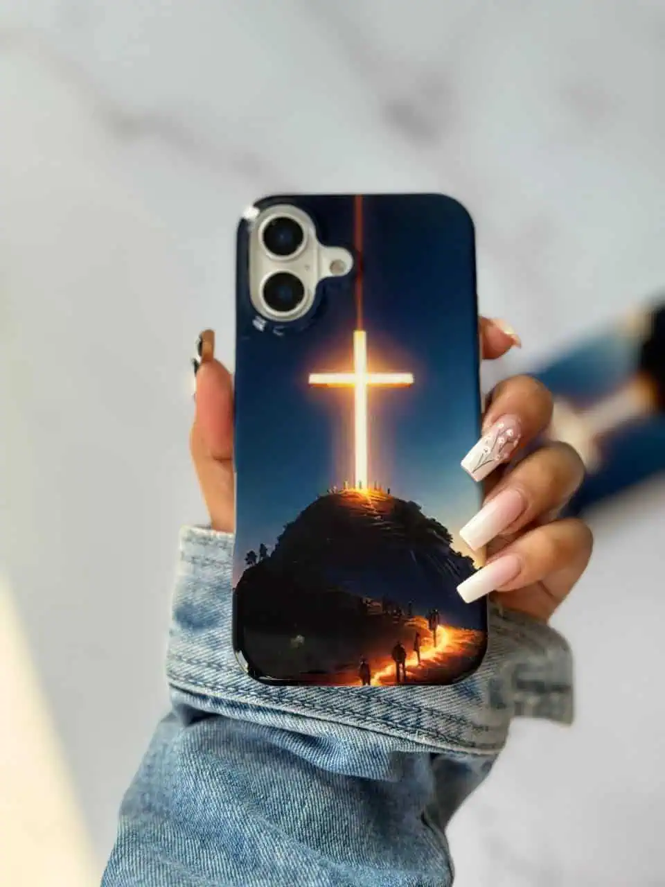 قاب گوشی  صلیب نورانی آیفون