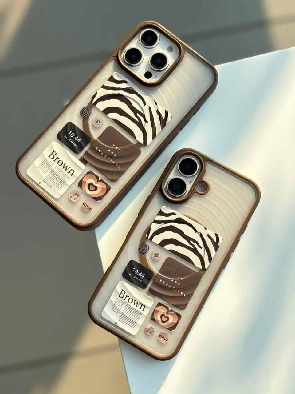 قاب گوشی Brown Love case 2026 آیفون